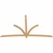 Ekena Millwork Davenport Timber Gable Bracket, Western Red Cedar, 108"W x 68"H x 1 1/2"D x 3 1/2"F, 15/12 Pitch GBW108X68X0204DAV00SWR - alternate 2